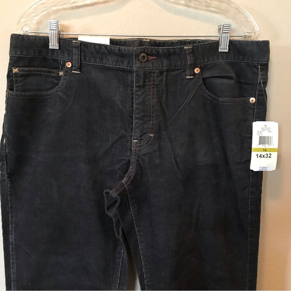 Polo Jeans Co. Ralph Lauren Indigo Navy Stretch Corduroy Pants Sixe 14x32 - Picture 3 of 15
